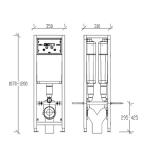 11104 VERSO HLS ΣΥΣΤΗΜΑ ΚΑΖΑΝΑΚΙΩΝ ΕΝΤΟΙΧΙΣΜΟΥ 3/6 lit ΠΛΑΤΗ ΜΕ ΠΛΑΤΗ - Image 2