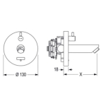 120.370.11 ΜΠΑΤΑΡΙΑ ΗΛΕΚΤΡΟΝΙΚΗ ΤΟΙΧΟΥ ΑΝΑΜΕΙΚΤΙΚΗ CONTI 6V - Image 2