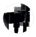 3373N KIT SHUTTOF ΜΕ ΤΗΛΕΦΩΝΟ & ΣΠΙΡΑΛ ΤΕΤΡΑΓΩΝΟ BLACK MAT - Image 2