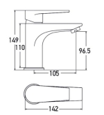 61006 SLIM ΜΠΑΤΑΡΙΑ ΝΙΠΤΗΡΑ ΜΕ ΒΑΛΒΙΔΑ POP-UP - Image 2