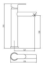 61072 GREEN ΜΠΑΤΑΡΙΑ ΝΙΠΤΗΡΑ ΨΗΛΗ INOX S304 ΧΡΩΜΙΟΜΕΝΗ ΜΕ ΒΑΛΒΙΔΑ POP UP - Image 2
