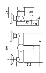 63007 GREEN ΜΠΑΤΑΡΙΑ ΛΟΥΤΡΟΥ SS304 ΧΡΩΜΙΟΜΕΝΗ ΜΕ ΤΗΛ-BAΣH-ΣΠΙΡΑΛ - Image 2
