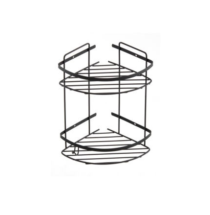 74052N ΡΑΦΙΕΡΑ ΙΝΟΧ ΔΙΠΛΗ ΓΩΝΙΑΚΗ SS304 18x18cm  BLACK MATT