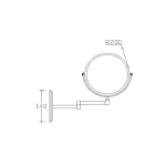 81007 ΚΑΘΡΕΠΤΗΣ MAKE UP Φ20cm - Image 2