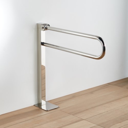 82008 ΑΜΕΑ ΜΠΑΡΑ ΑΝΑΚΛΙΝΟΜΕΝΗ ΜΕ ΚΟΛΩΝΑ ΣΤΗΡΙΞΗΣ 76cm INOX ΧΡΩΜΕ