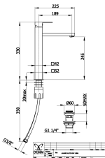 9514N LOBA BLACK MATT ΜΠΑΤΑΡΙΑ ΝΙΠΤΗΡΟΣ ΨΗΛΗ - Image 2