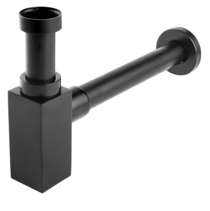 SCL 003 N ΣΙΦΩΝΙ ΝΙΠΤΗΡΑ ΤΕΤΡΑΓΩΝΟ BLACK MATT (L003Ν)