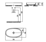 LP170 ΝΙΠΤΗΡΑΣ ΕΛΕΥΘΕΡΗΣ ΤΟΠΟΘΕΤΗΣΗΣ ΟΒΑΛ 70X40cm - Image 2