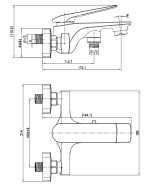 61003 TREND ΜΠΑΤΑΡΙΑ ΛΟΥΤΡΟΥ ΜΕ ΤΗΛ-BAΣH-ΣΠΙΡΑΛ - Image 2