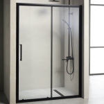 VERSUS 400 BLACK MATT Συρόμενη Πόρτα Εισόδου Δίφυλλη - VH 120 N 120Χ195cm