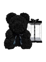 Rose Bear - Αρκουδάκι από Τεχνητά Τριαντάφυλλα 25εκ - Image 7