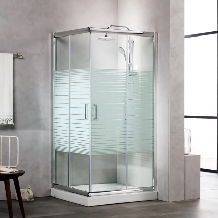 ΕΙΔΙΚΕΣ ΔΙΑΣΤΑΣΕΙΣ ΤΕΤΡΑΓΩΝΩΝ ΚΑΜΠΙΝΩΝ NEW TEMA STRIPES/FROSTED - 75Χ75