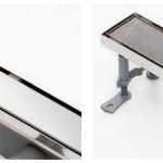 Κανάλι Ντουζιέρας inox 304 αναστρεφόμενο για επικάλυψη με πλακάκι - 83738 80cm